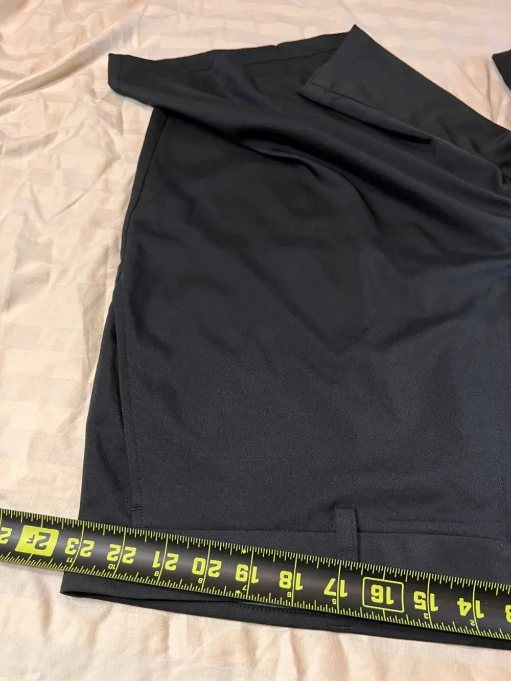 NWT Roundtree & Yorke Performance Golf Shorts Big Man Flat Front Black 46